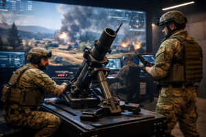 Zen Technologies 60 mm mortar simulator used for advanced military training after securing Indian patent