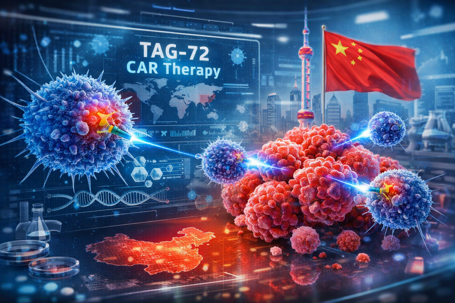 Cartherics secures China patent for TAG-72 CAR gene-modified stem cell cancer therapy
