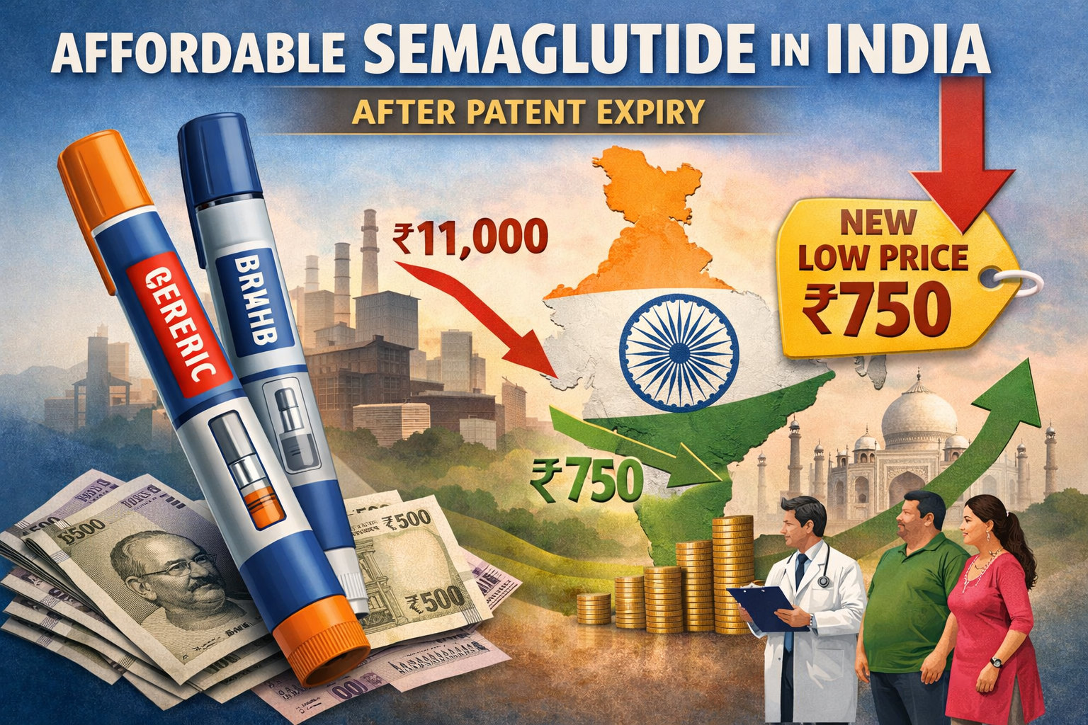Low-cost semaglutide injection launched by Indian pharma companies after patent expiry