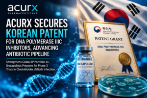 Acurx Pharmaceuticals secures Korean patent for DNA Polymerase IIIC inhibitors to advance ibezapolstat antibiotic