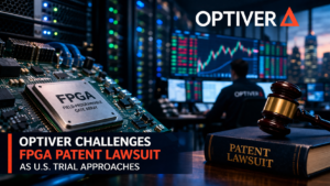 PGA hardware and high frequency trading servers showing patent dispute in financial technology