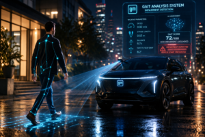 GM gait analysis system detecting impaired driver