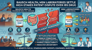 Bausch Health and MSN Laboratories settle Xifaxan IBS drug patent dispute