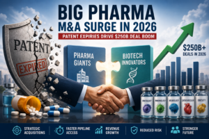 Big pharma mergers and acquisitions surge in 2026 driven by patent expiries and biotech deal activity